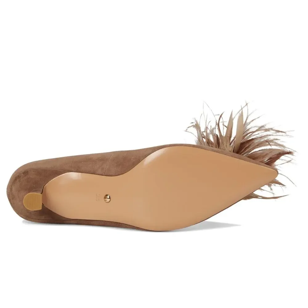PELLE MODA WOMEN'S KEALI PUMP, TAUPE, 9.5